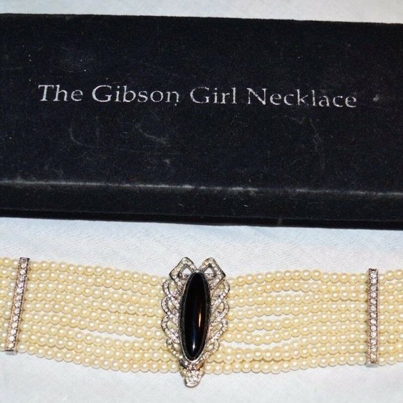 Franklin Mint Jewelry - 1987 Franklin Mint Gibson Girl Dana Gibson Choker